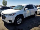 2021 Chevrolet Traverse Lt White vin: 1GNERGKW5MJ203141