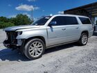 2016 Chevrolet Suburban C1500 Ltz Silver vin: 1GNSCJKC1GR446846