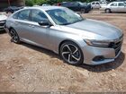 2022 Honda Accord Sport Silver vin: 1HGCV1F35NA110695