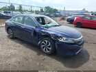 2016 Honda Accord Ex Blue vin: 1HGCR2F01GA195666