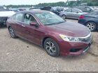 2016 Honda Accord Lx Purple vin: 1HGCR2F32GA085008