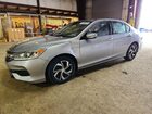 2017 Honda Accord Lx Silver vin: 1HGCR2F32HA287462