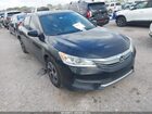 2016 Honda Accord Lx Black vin: 1HGCR2F34GA005143