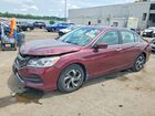 2016 Honda Accord Lx Burgundy vin: 1HGCR2F34GA075337
