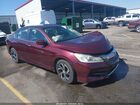 2017 Honda Accord Lx Burgundy vin: 1HGCR2F34HA235346
