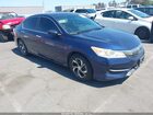 2016 Honda Accord Lx Blue vin: 1HGCR2F37GA085022