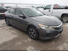 2017 Honda Accord Lx Gray vin: 1HGCR2F39HA248979