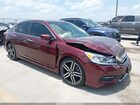 2017 Honda Accord Sport Burgundy vin: 1HGCR2F50HA102052