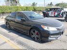 2016 Honda Accord Sport Black vin: 1HGCR2F56GA070805
