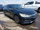 2016 Honda Accord Ex Черный vin: 1HGCR2F74GA064017