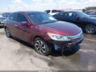 2016 Honda Accord Ex Burgundy vin: 1HGCR2F75GA243389