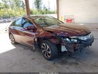 2017 Honda Accord Ex-l Burgundy vin: 1HGCR2F82HA117517