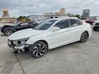 2017 Honda Accord Exl White vin: 1HGCR2F85HA201511