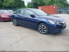 2016 Honda Accord Ex-l Blue vin: 1HGCR2F92GA086311