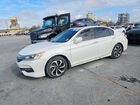 2016 Honda Accord Exl White vin: 1HGCR3F07GA010459