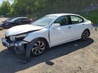 2017 Honda Accord Exl White vin: 1HGCR3F80HA021018
