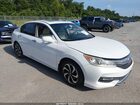 2016 Honda Accord Ex-l V-6 White vin: 1HGCR3F87GA019538