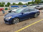 2016 Honda Accord Exl Blue vin: 1HGCR3F88GA008175