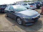 2019 Honda Accord Lx Gray vin: 1HGCV1F11KA131831