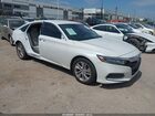 2019 Honda Accord Lx White vin: 1HGCV1F16KA106570