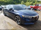 2019 Honda Accord Lx Blue vin: 1HGCV1F18KA129641