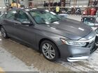 2019 Honda Accord Lx Gray vin: 1HGCV1F1XKA047832