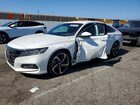 2019 Honda Accord Sport White vin: 1HGCV1F30KA105089