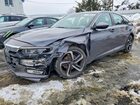 2019 Honda Accord Sport Gray vin: 1HGCV1F31KA153152