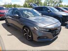 2019 Honda Accord Sport Серый vin: 1HGCV1F32KA097495