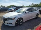 2020 Honda Accord Sport White vin: 1HGCV1F32LA151282