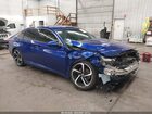 2019 Honda Accord Sport Синий vin: 1HGCV1F33KA015600