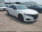 2021 Honda Accord Sport White vin: 1HGCV1F33MA105803