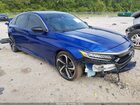 2022 Honda Accord Sport Синий vin: 1HGCV1F36NA060406