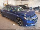 2018 Honda Accord Sport Blue vin: 1HGCV1F37JA152523