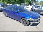 2018 Honda Accord Sport Blue vin: 1HGCV1F37JA230122