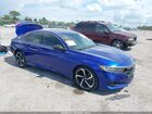 2021 Honda Accord Sport Blue vin: 1HGCV1F38MA007379