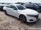 2022 Honda Accord Sport White vin: 1HGCV1F38NA037855