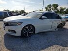 2019 Honda Accord Sport White vin: 1HGCV2F32KA032040