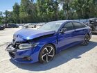 2021 Honda Accord Sport Синий vin: 1HGCV2F37MA013423