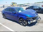 2018 Honda Accord Sport 2.0t Blue vin: 1HGCV2F39JA037024