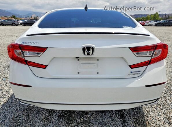 1HGCV3F23NA037118 2022 HONDA ACCORD White Widok z tyłu