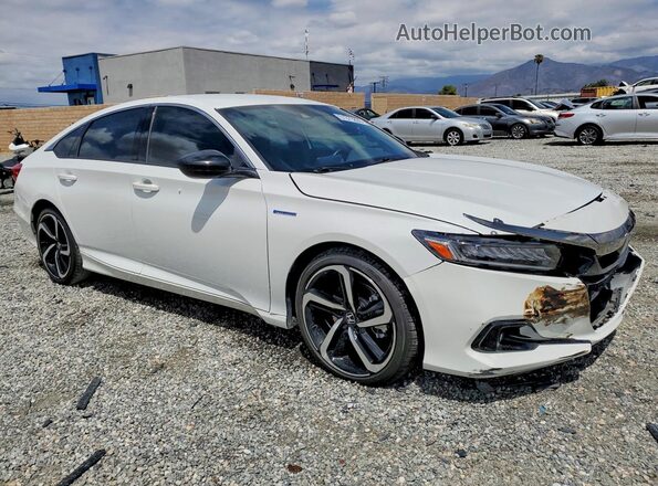 1HGCV3F23NA037118 2022 HONDA ACCORD White Przód prawy
