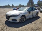 2019 Honda Accord Hybrid Exl White vin: 1HGCV3F59KA021236