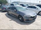 2022 Honda Accord Hybrid Touring Gray vin: 1HGCV3F99NA009546