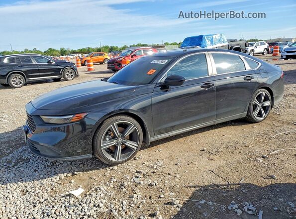 1HGCY2F55PA050418 2023 HONDA ACCORD Black Front left