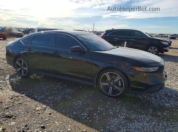1HGCY2F55PA050418 2023 HONDA ACCORD Black Front right