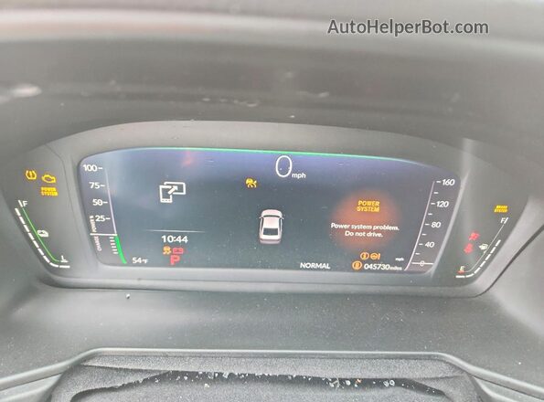 1HGCY2F59PA054598 2023 HONDA ACCORD White Սարքավորումների վահանակի տեսք