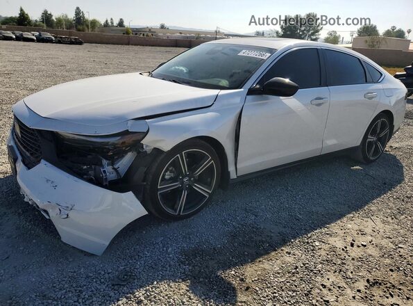 1HGCY2F59SA065657 2025 HONDA ACCORD White Առջևի ձախ երեք քառորդ տեսարան