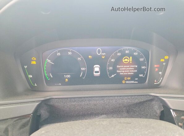 1HGCY2F66SA078021 2025 HONDA ACCORD Blue Սարքավորումների վահանակի տեսք