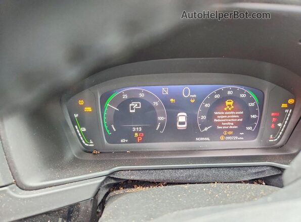 1HGCY2F7XPA010370 2023 HONDA ACCORD Gray Instrument cluster view